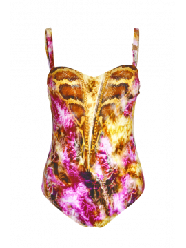Louis Feraud Snakeskin Swimsuit